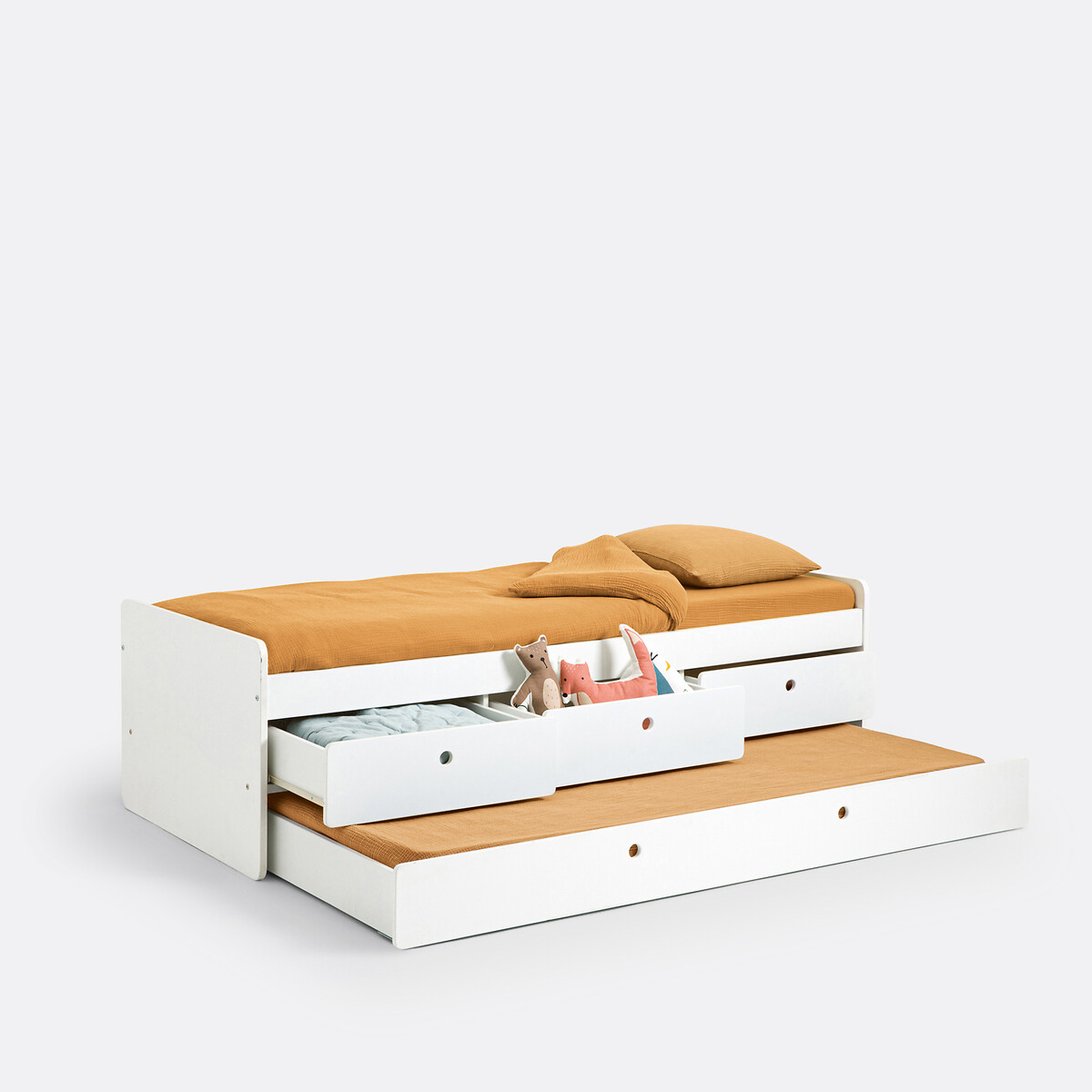 LA REDOUTE INTERIEURS<br>Cama com gavetas e estrado de ripas, SELISA