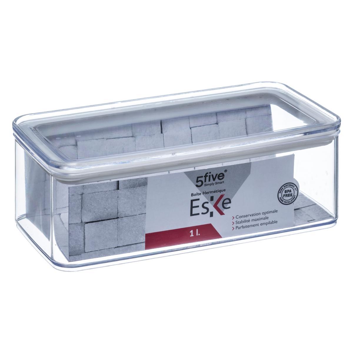 BOITE PLASTIQUE RECTANGLE 1L ESKE