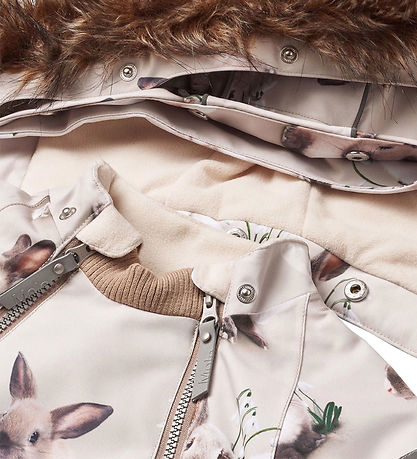 Molo Vinterjakke - Hopla Fur - Winter Rabbits
