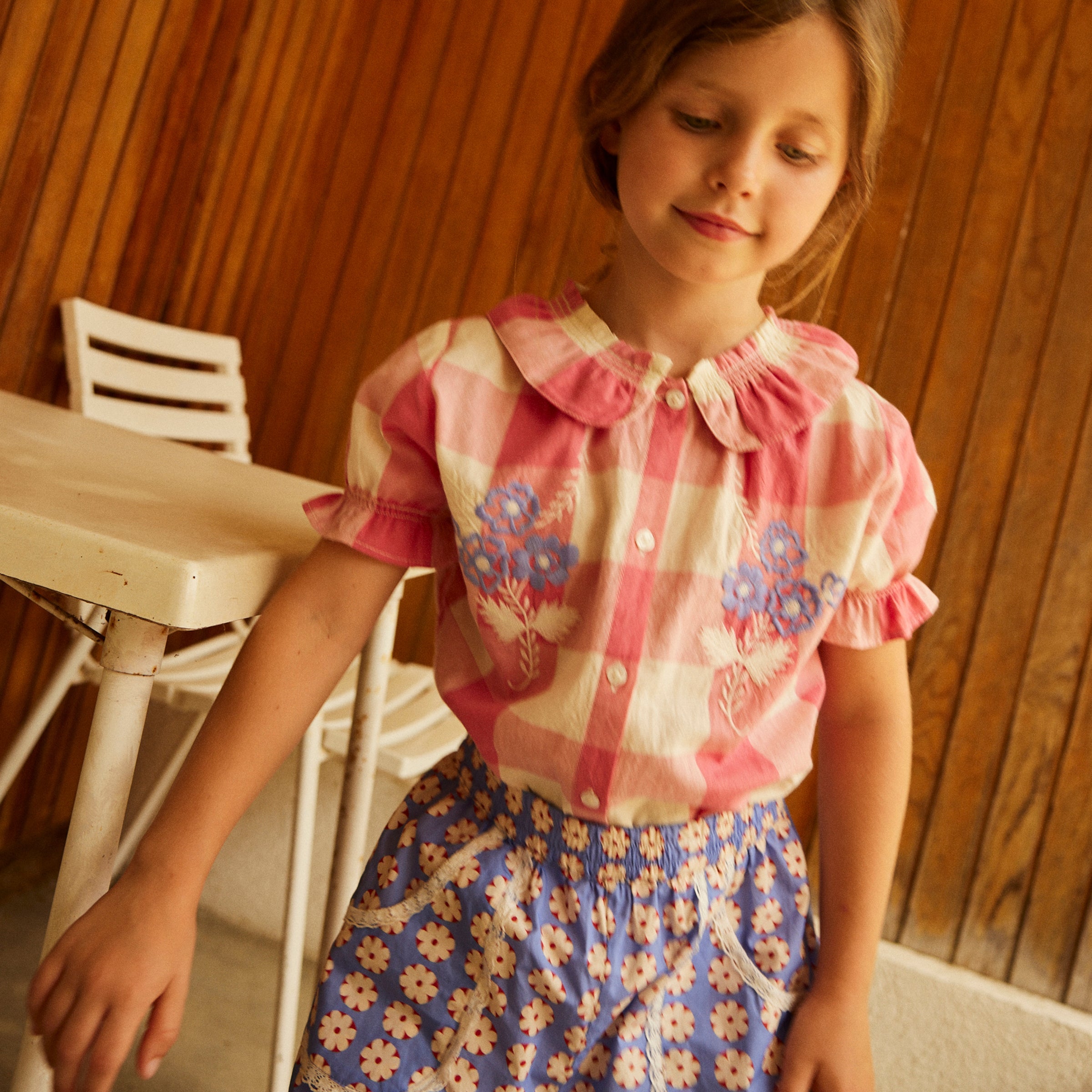 Hose Liseron Pomonette Blue