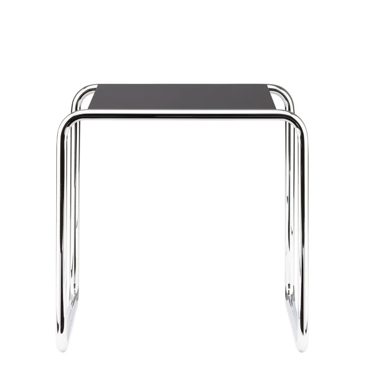 Thonet - B 9 a Satztisch, Chrom / tiefschwarz (RAL 9005)