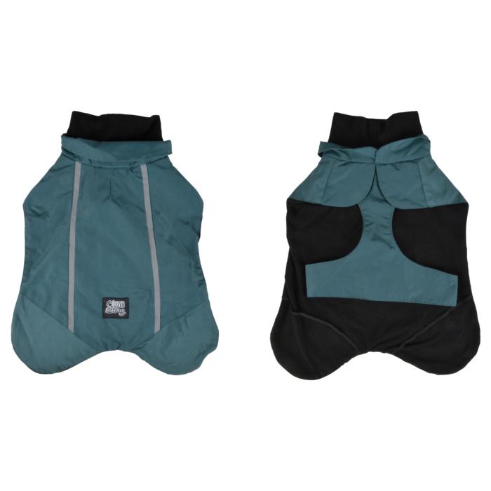MANTEAU IMPERMEABLE RAINCOAT POLAIRE TAILLE L 40CM EMERAUDE