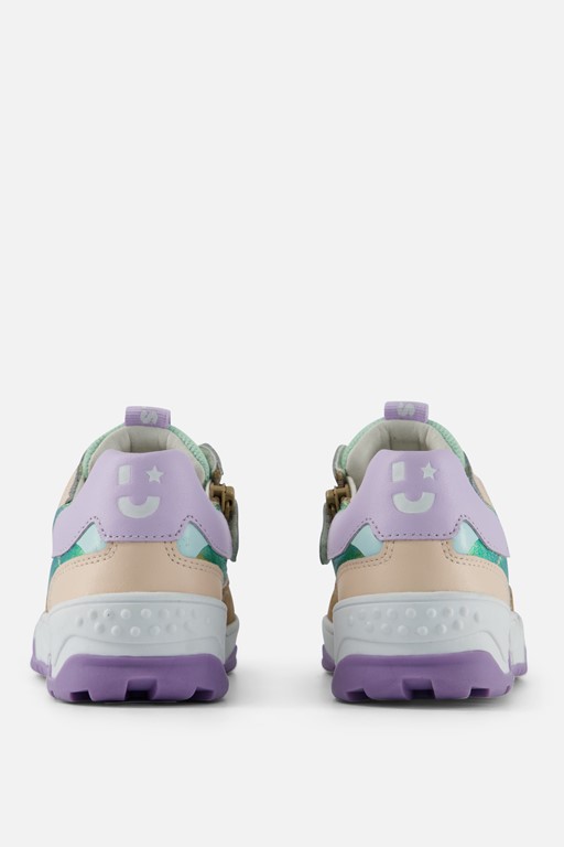 Muyters Sneakers paars Leer