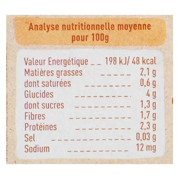 Lancheira Orgânica Babybio de Pastinaca e Presunto +6 meses 2 x 200g
