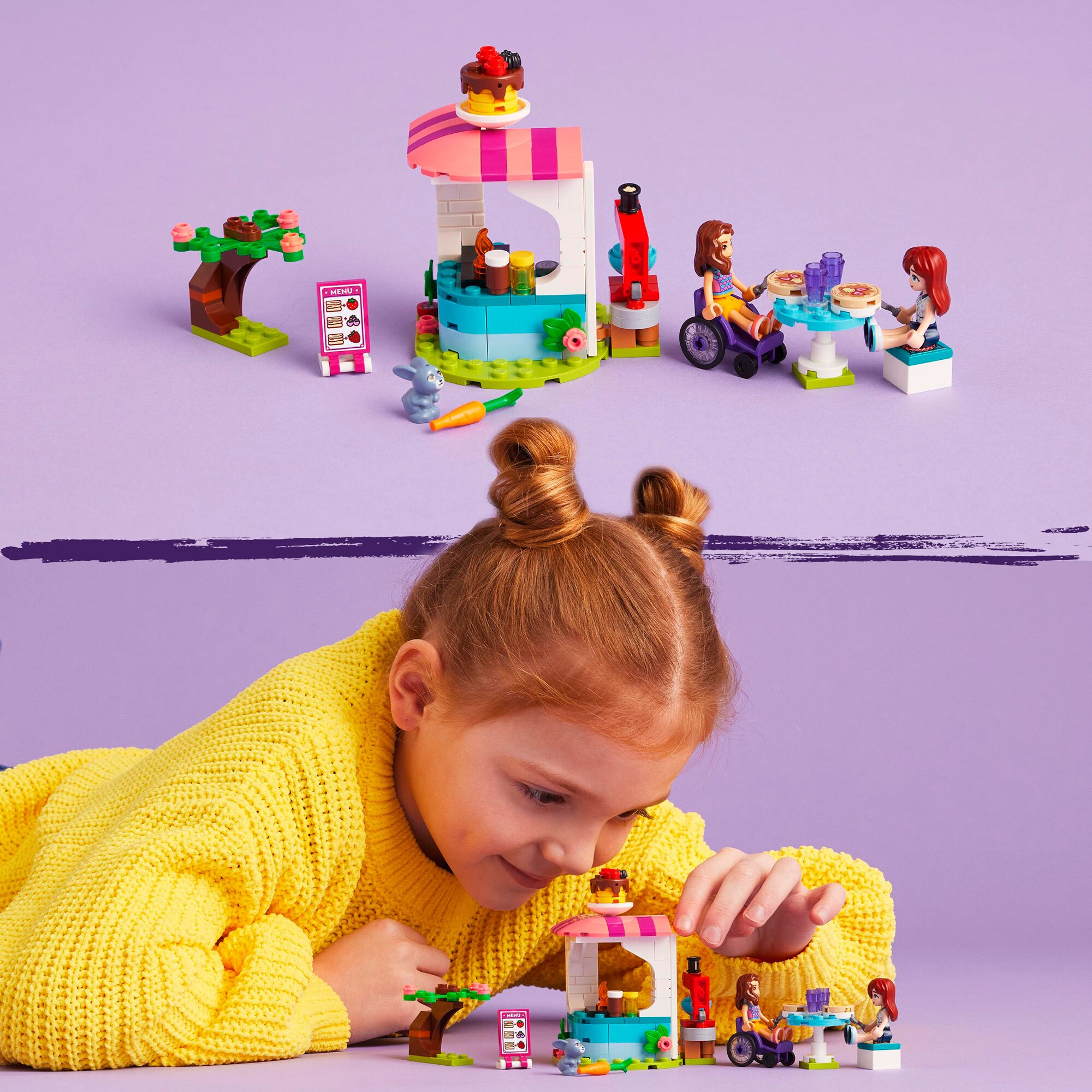 LEGO Konstruktionsspielzeug Friends Pfannkuchen-Shop