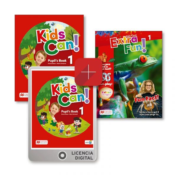 Kids Can! 1 Pupil's Book & Extrafun ePack