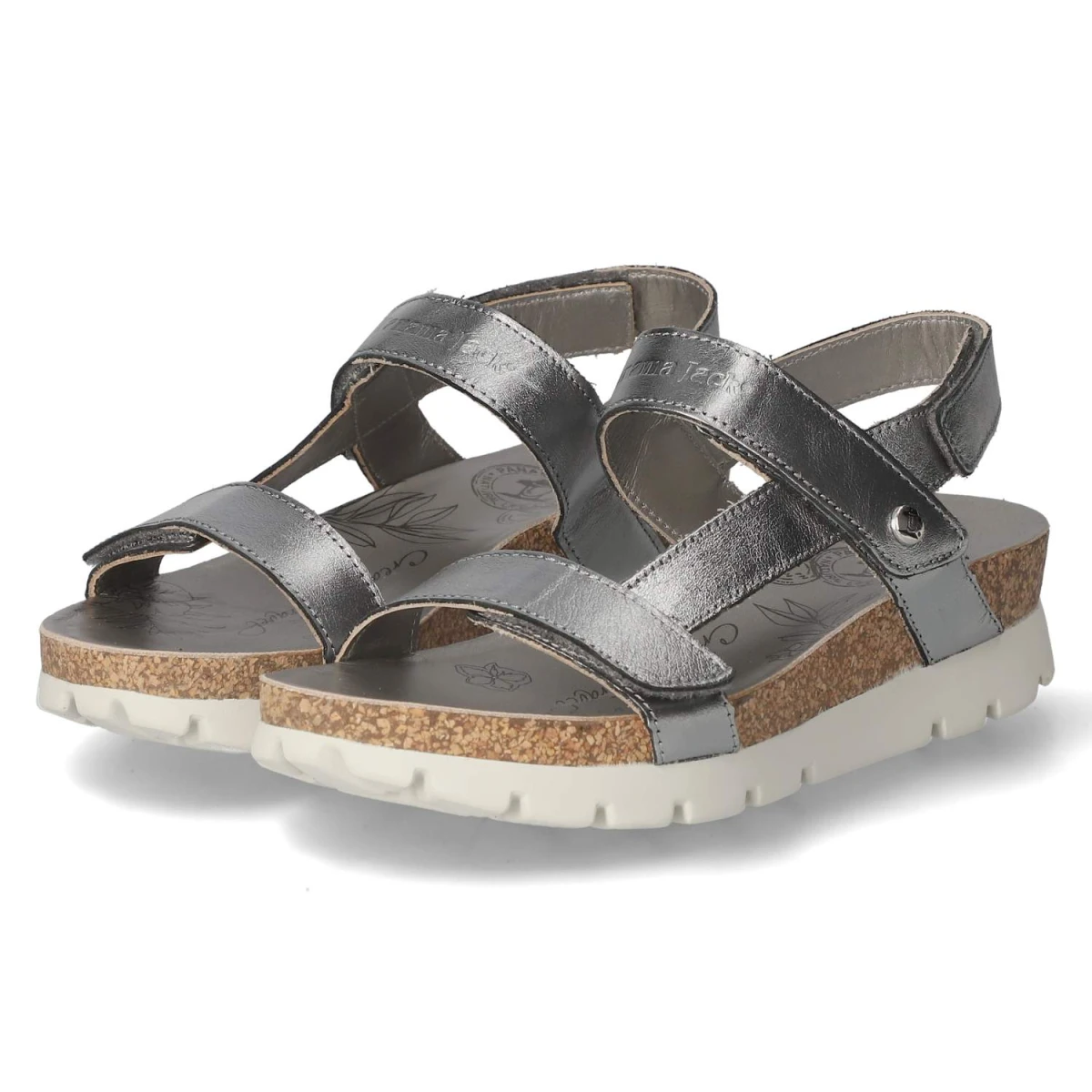 Panama JackSandalen SELMA SHINE - anthracite