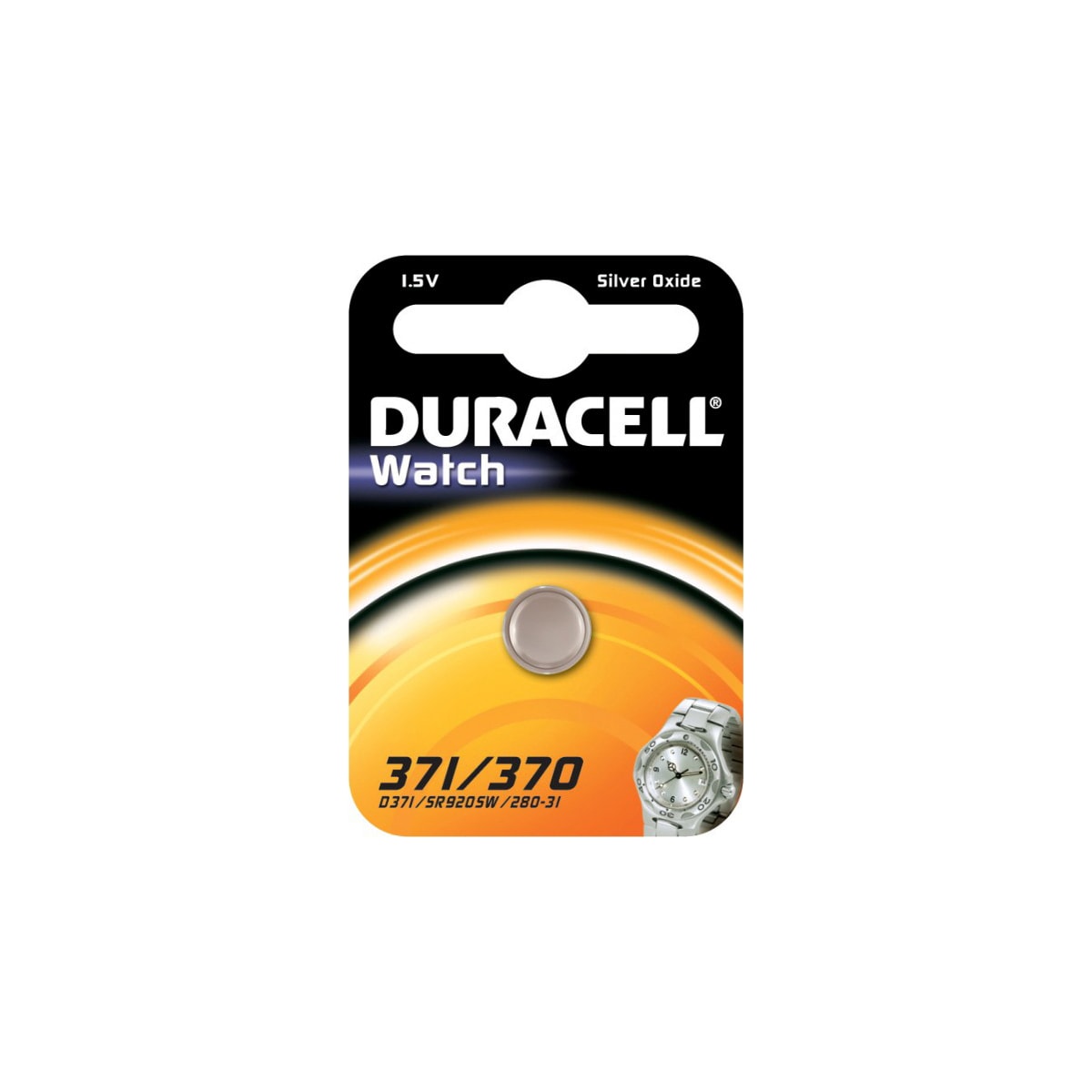 Duracell klokkebatteri 371/370