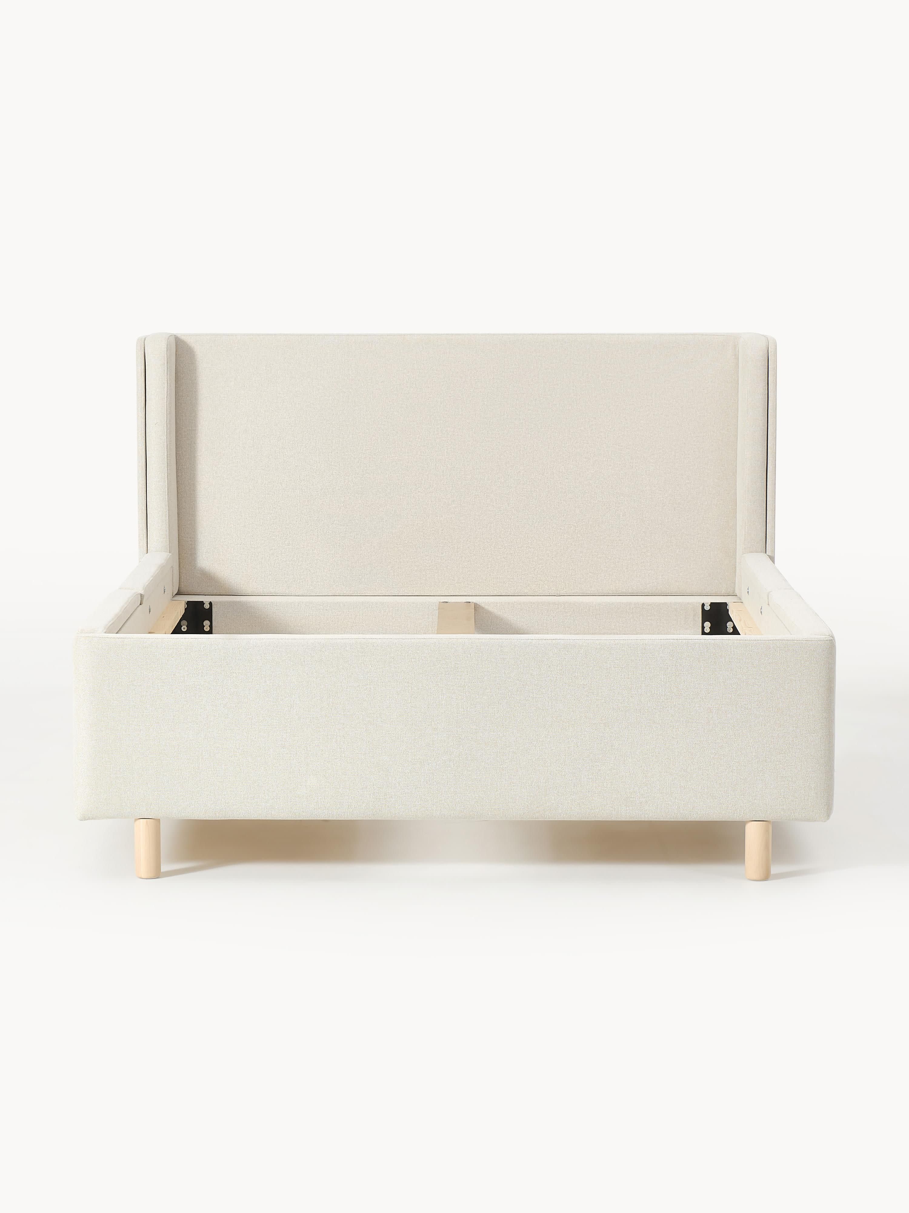 Gestoffeerd bed Arche met lades