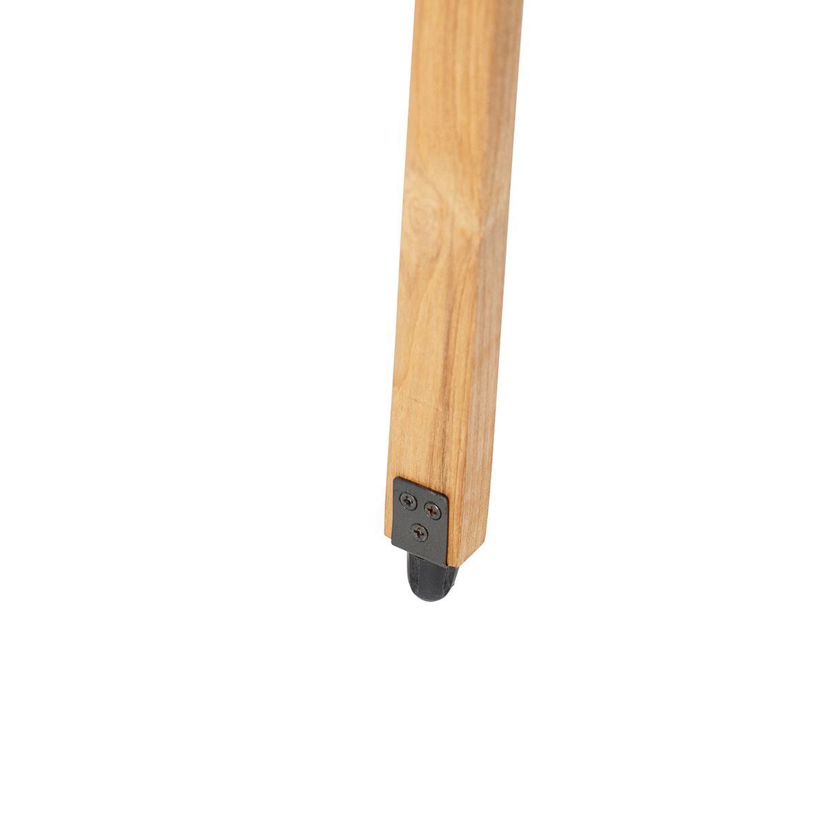 Tripod vloerlamp zwart met hout studiospot - Radient