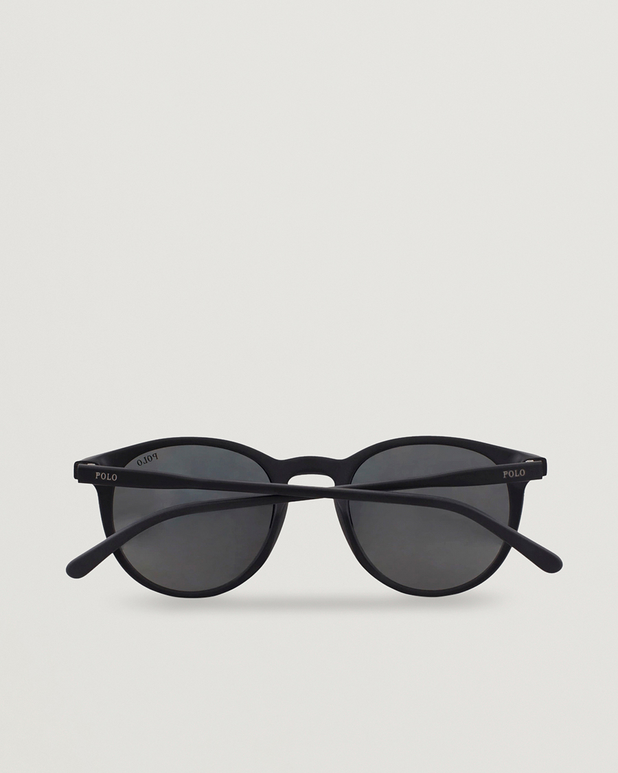 Polo Ralph Lauren 0PH4110 Round Sunglasses Matte Black