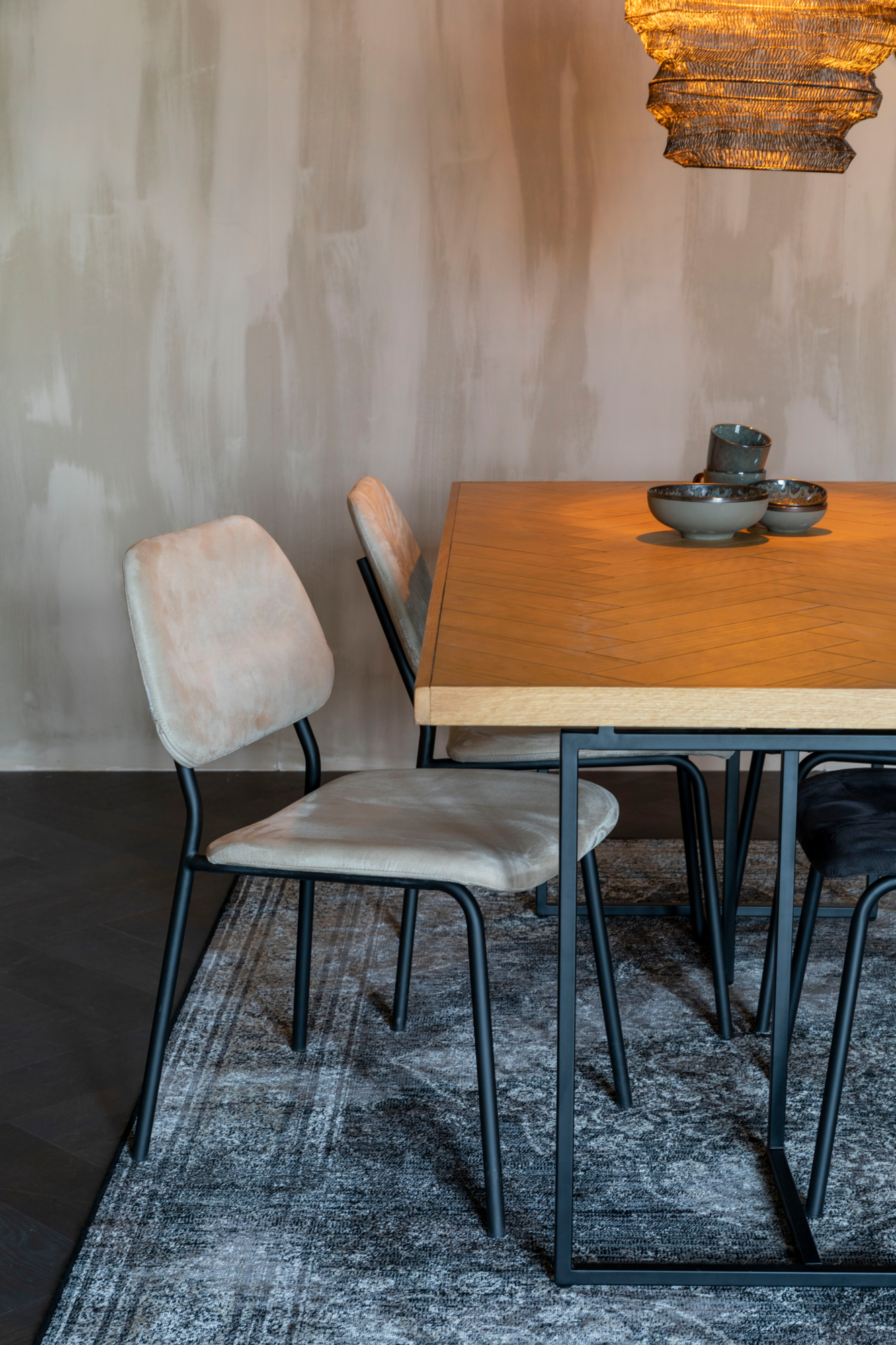 Dutchbone Class Tafel 220x90 Zwart