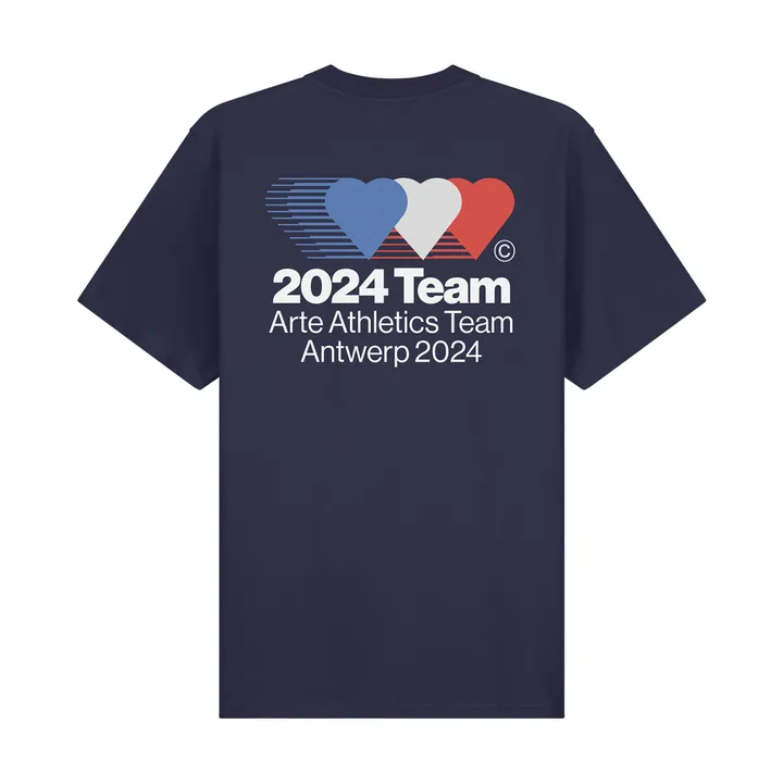 Arte Antwerp T-shirt Heart France | Bleu marine