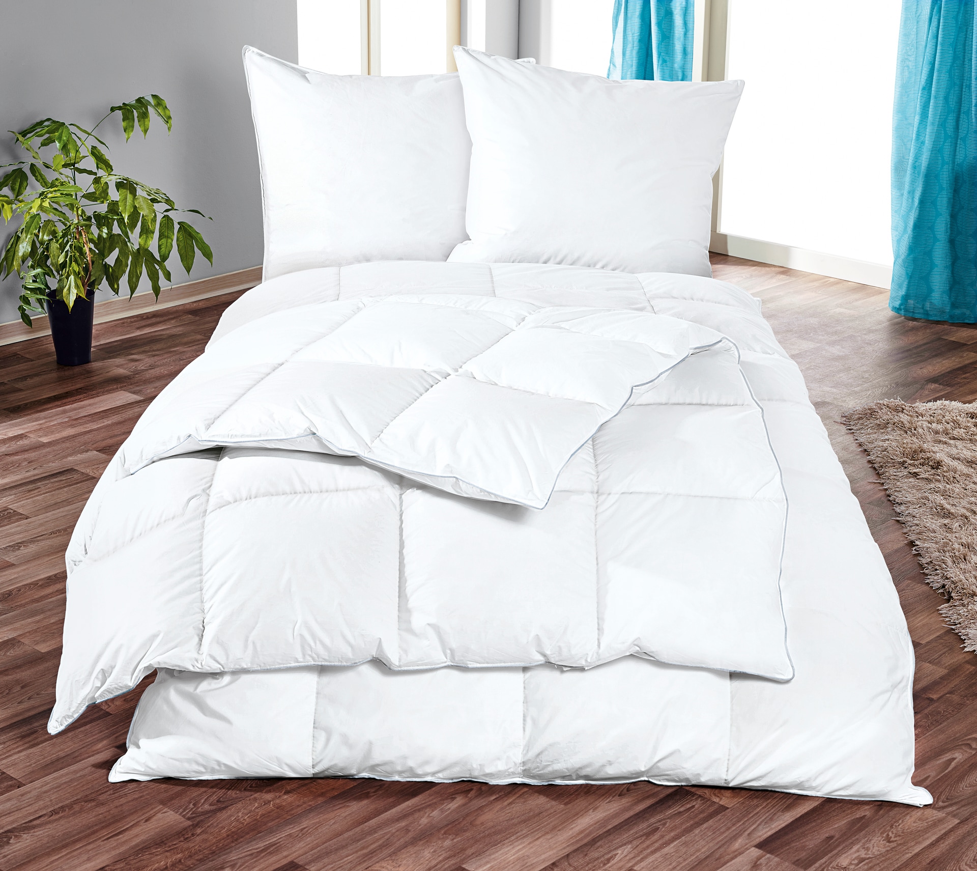 KÜNSEMÜLLER Ganzjahres-Kassettendaunenbett SWEET DREAMS 135 x 200 cm 960 g