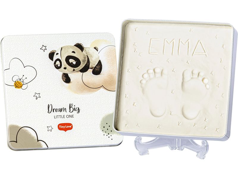 Tiny Love 3D-Abdruckset Zauberbox eckig Die Andenkenbox für die ersten Monate des Babys