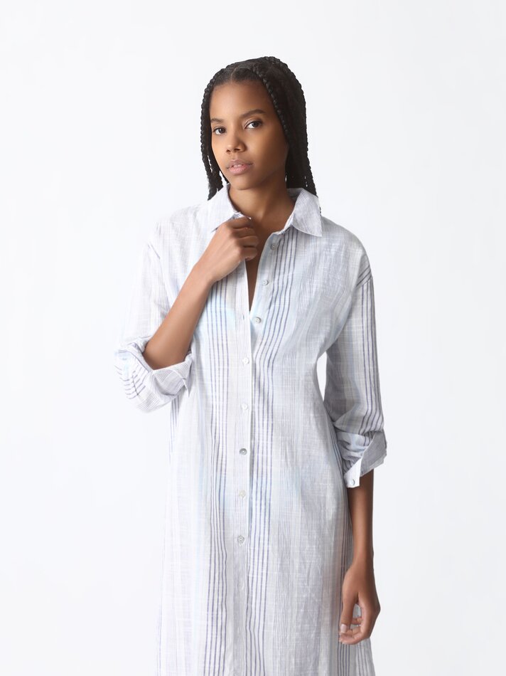 Caftan longo - Azul