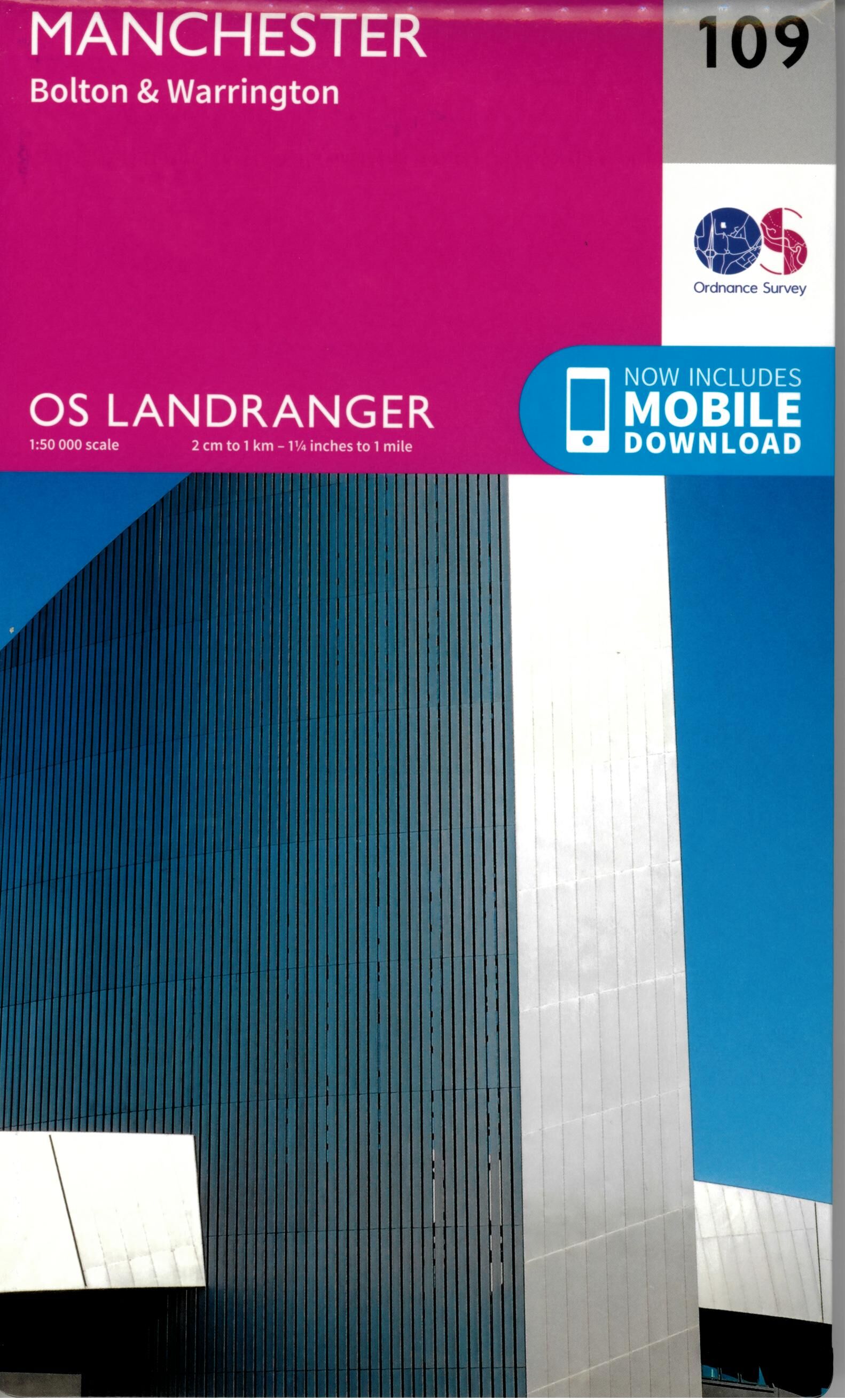 ORDNANCE SURVEY - 109 GB MANCHESTER 1 50 000