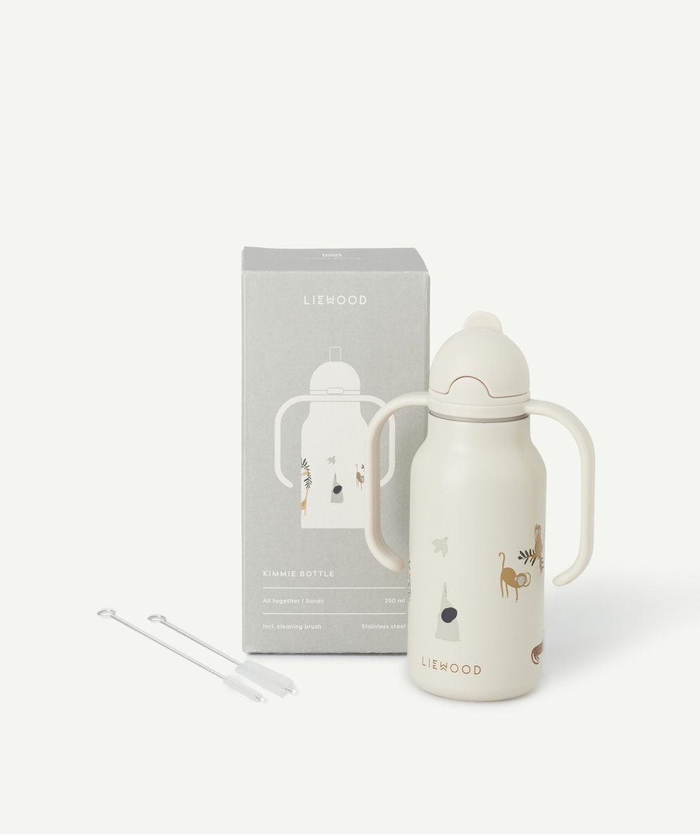 LIEWOODGOURDE AVEC PAILLE IMPRIMÉE ANIMAUX 250ML