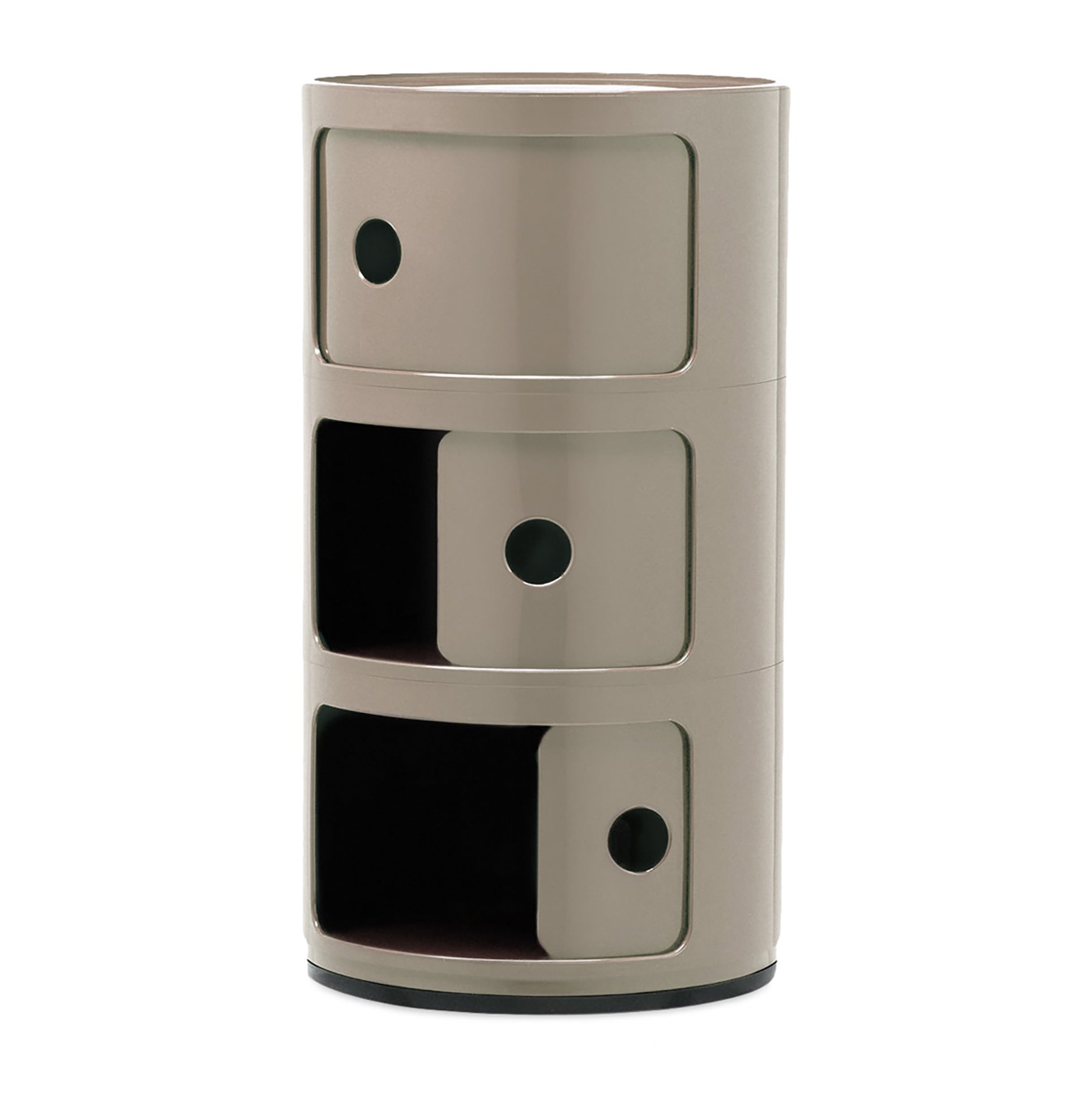 Kartell Componibili Kast Ã 32 cm - 3 Modules - Duifgrijs