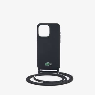 Coque iPhone 15 Pro Max en silicone Coques iPhone - Noir - Lacoste - Unisex