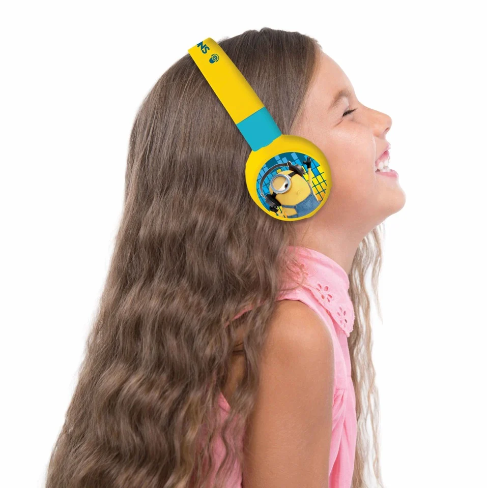 Lexibook - Minions 2 i 1 Bluetooth®-hovedtelefoner