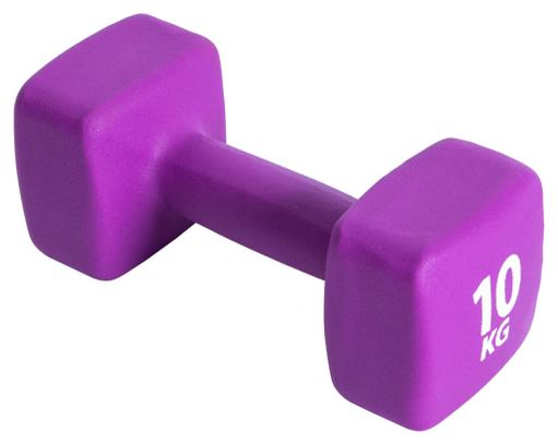 Pure2Improve Haltère 10 kg Néoprène Violet