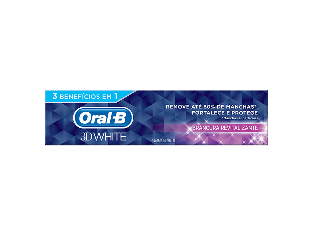 PASTA ORAL-B DENTÍFRICA 3D WHITE REVITALIZANTE 75ML