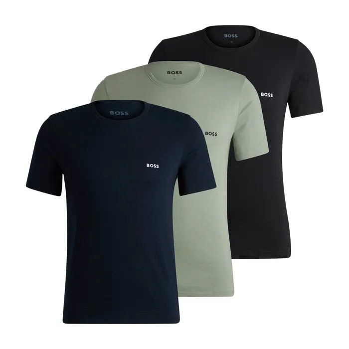Boss Classic Crew Neck T-shirt Heren (3-pack)