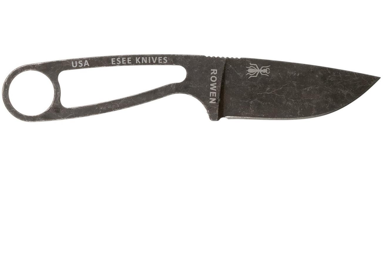 ESEE Izula Black Oxide IZULA-BBO nekmes met zwarte schede   riemclip