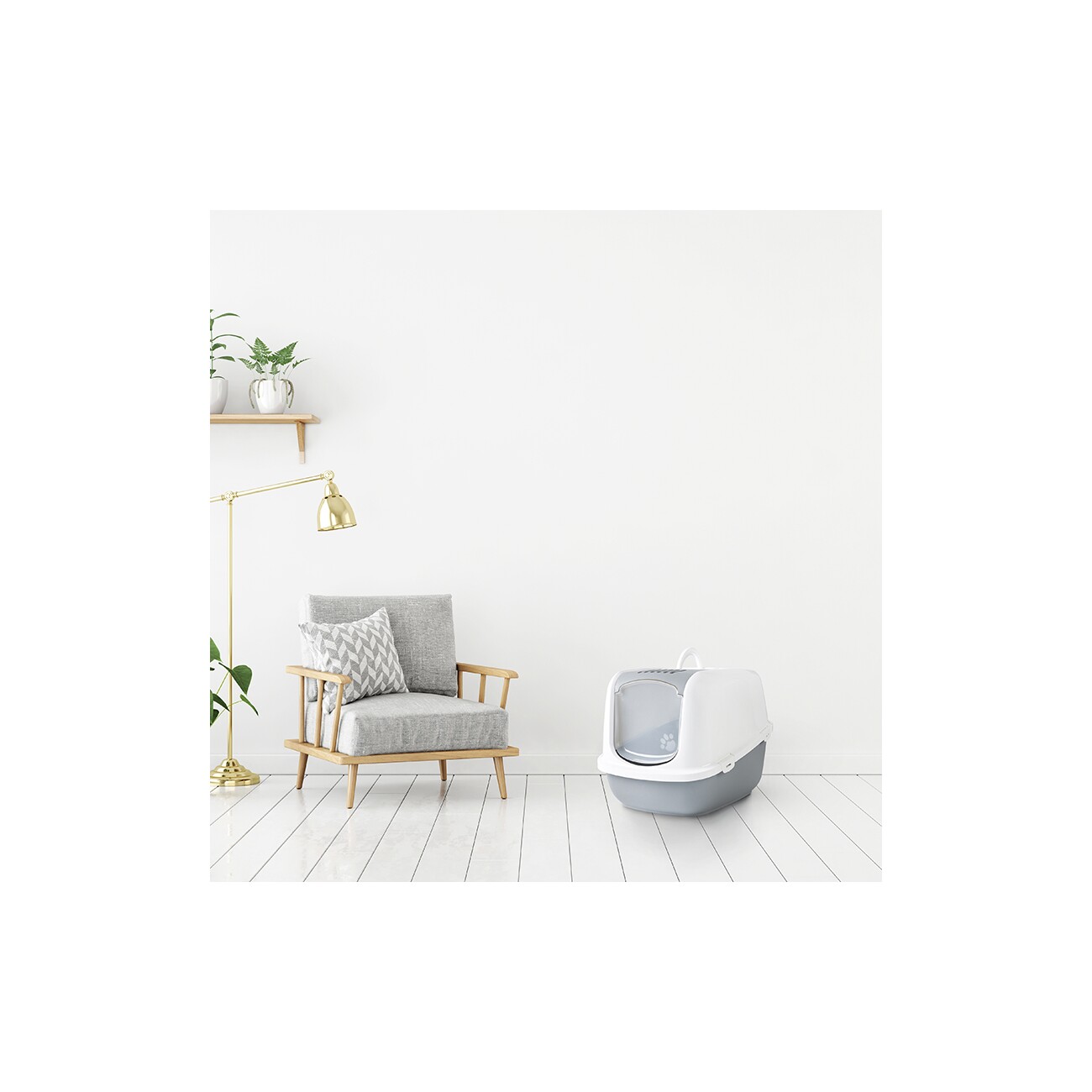 Savic Haubentoilette Nestor Jumbo grau