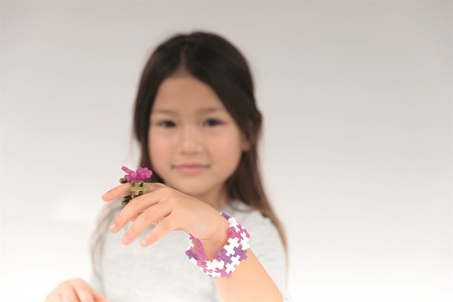 Plus Plus - Tube med 100 brikker - Glitter Mix (4244)