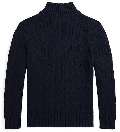 Polo Ralph Lauren Bluse m. Lynl?s - Strik - Navy