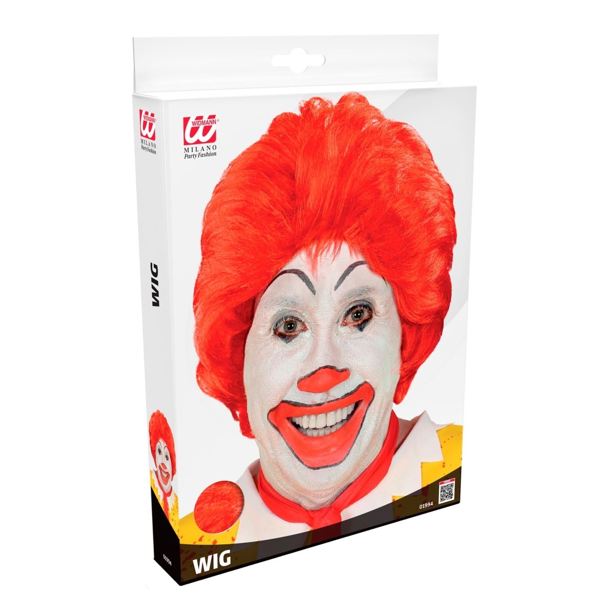 Halloween Pruik Rood Ronald