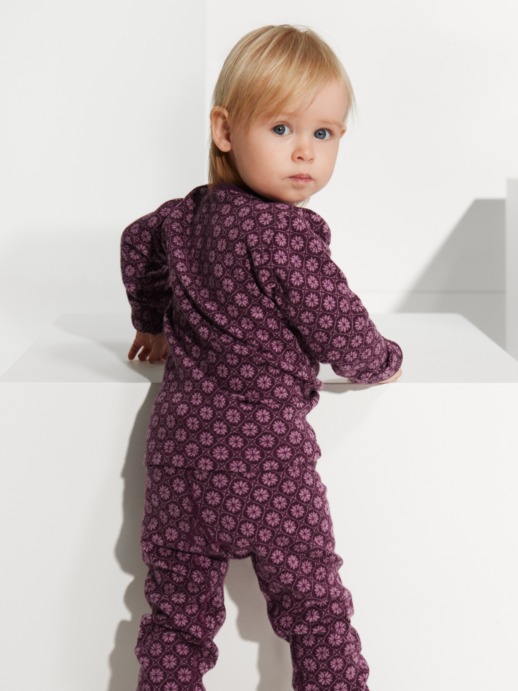 Shirt met Scandinavisch patroon voor baby’s