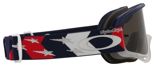 Masque Oakley O-Frame MX x Troy Lee Designs RWB Stars / Ecran Dark Grey / Ref : OO7029-88
