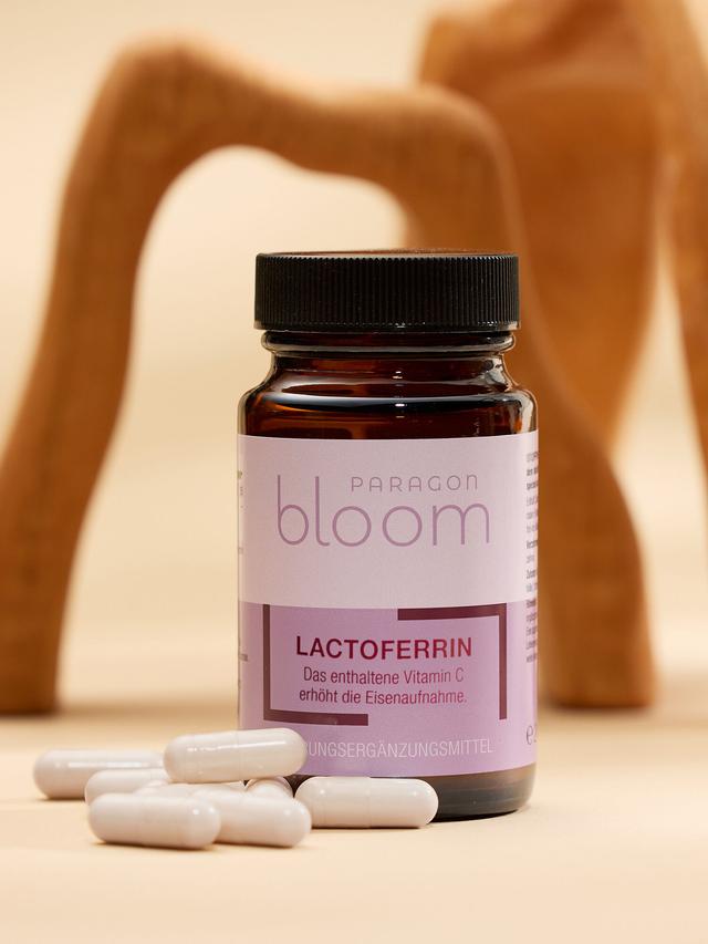LACTOFERRIN mit Eisen & Vitamin C, Kapseln, Monatsvorrat