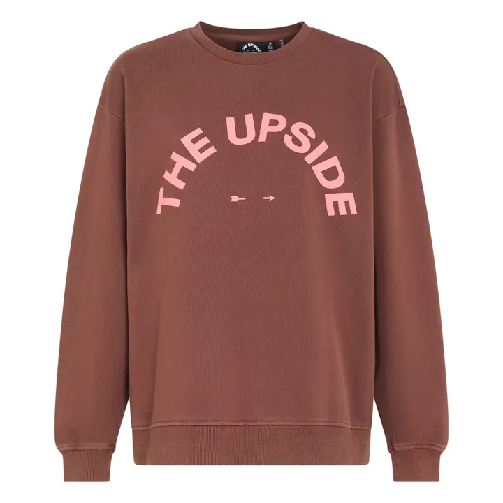 The Upside Sweat Saturn Coton Bio | Chocolat