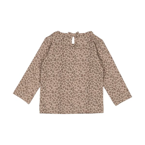 Feetje Longsleeve Print Shirt - Better Together - Maat 62 - Taupe Melange