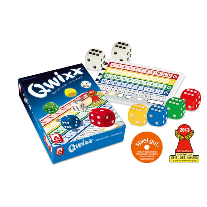 Qwixx - Würfelspiel - Nürnberger Spielkarten