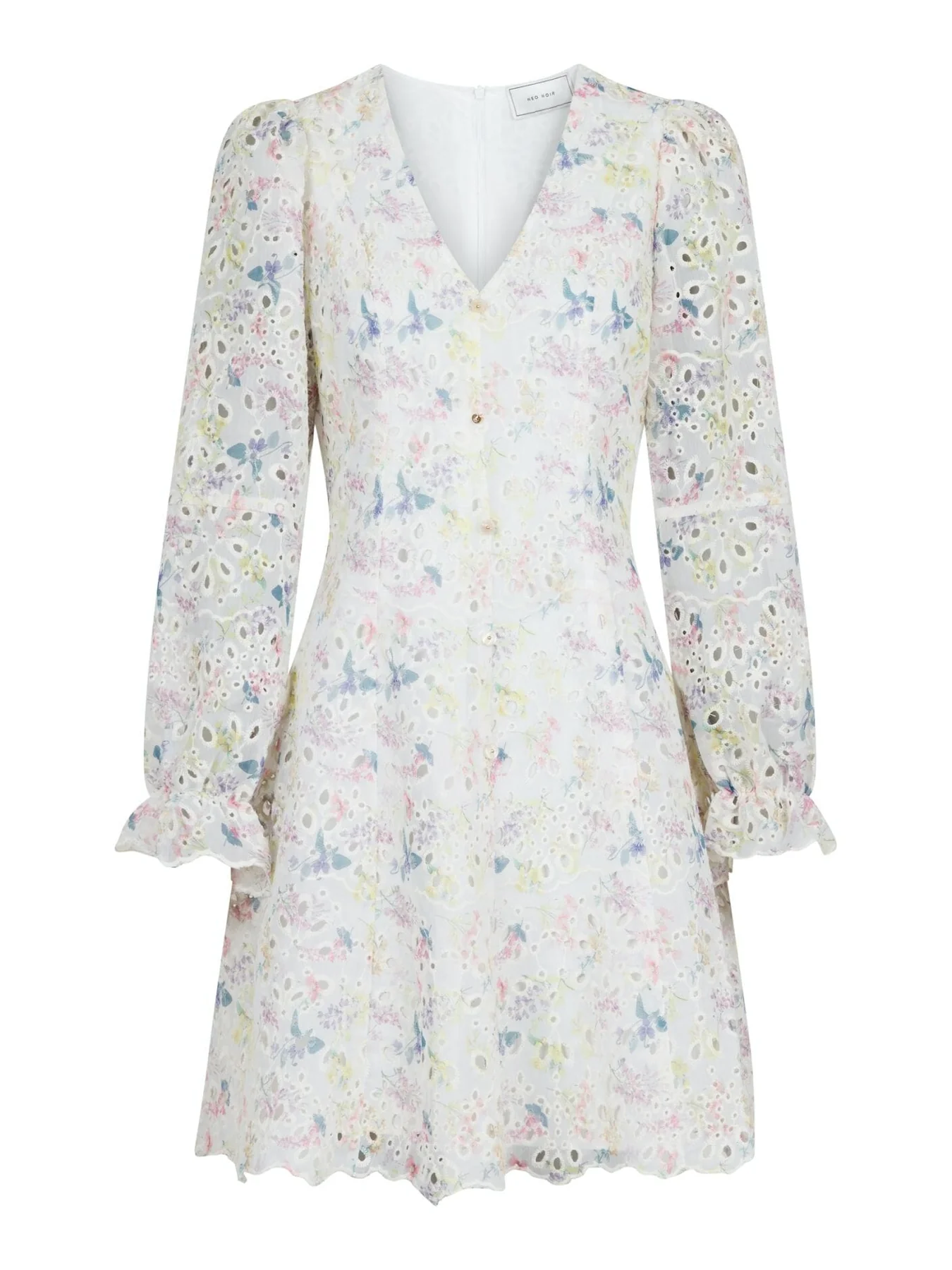Neo Noir Cabana Embroidery Dress