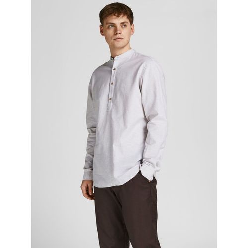 Jack & Jones - 12196822 SUMMER HALF-CROCKERY Gris