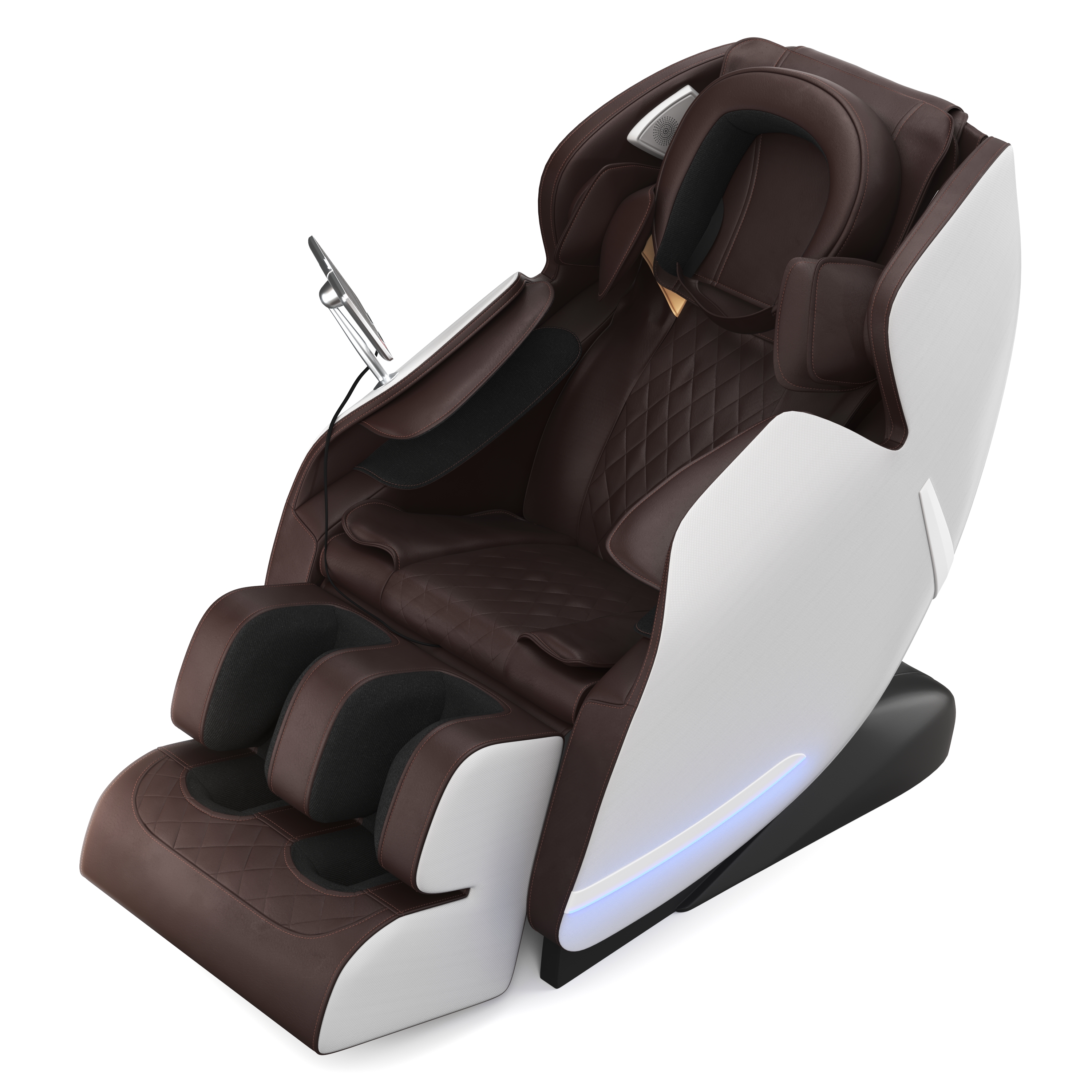 Massagesessel SERENE weiss/braun