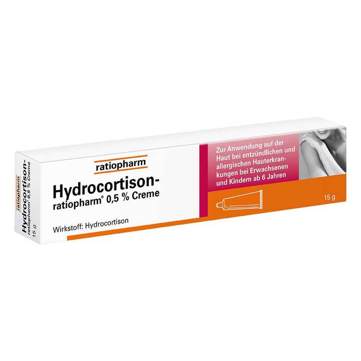 Hydrocortison ratiopharm 0,5%, Creme, 15 g