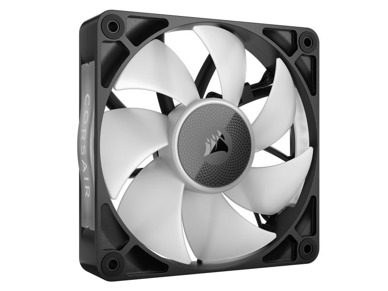 Corsair PC-Lüfter iCUE LINK RX120 RGB Schwarz, 3er Starter- Leistungsfähige RGB PWM-Lüfter mit hochwertiger Flüssigkristallpolymer-Konstruktion und CORSAIR AirGuide-Technologie