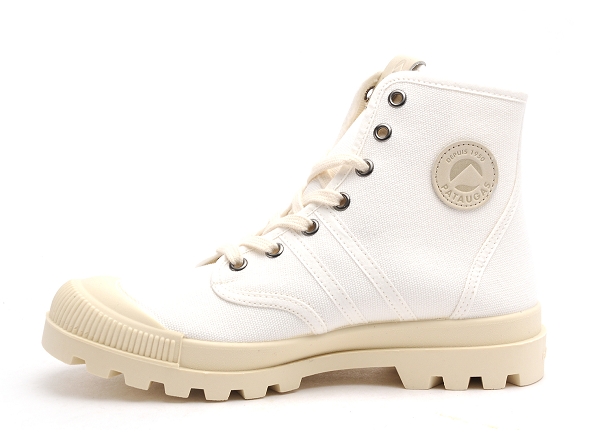 Pataugas boots bottine plates femme authentic original blanc