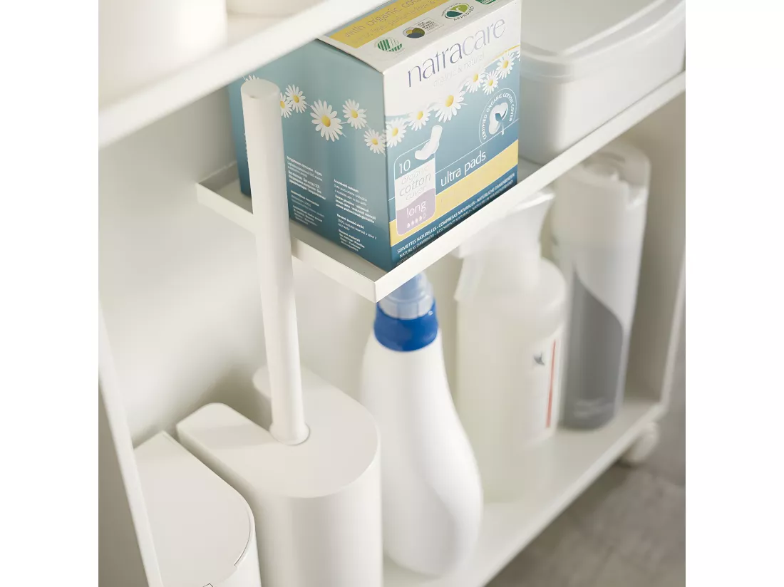 Chariot de toilette semi-fermé - L46 cm