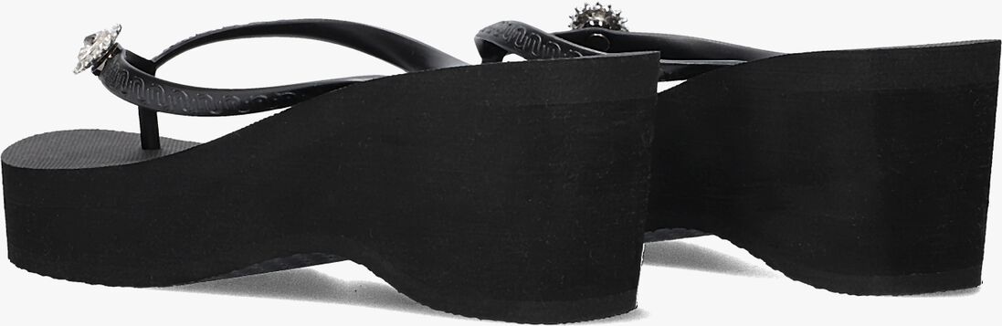 UZURII zwarte uzurii teenslippers switch high