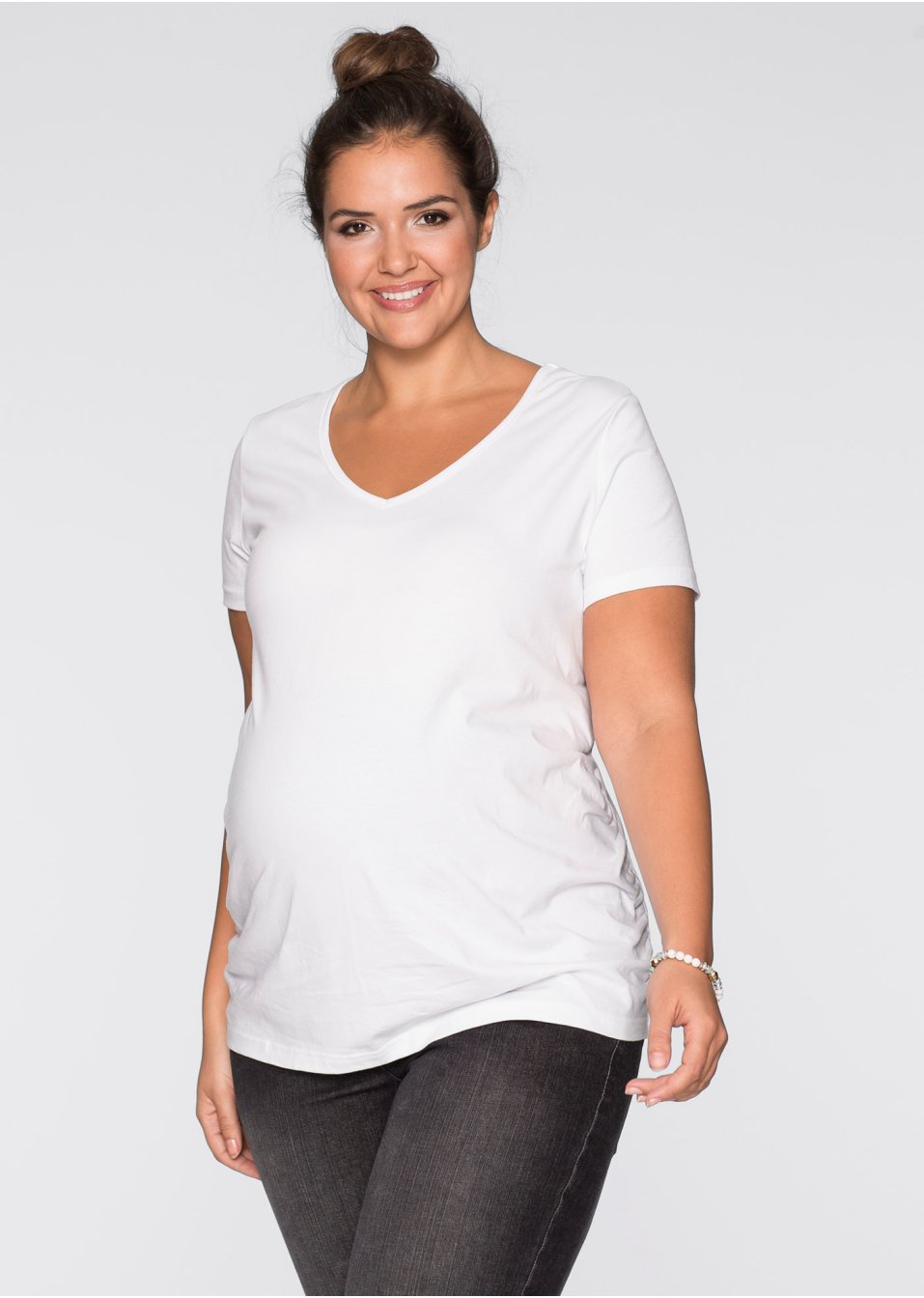 Lot de 2 T-shirts basiques de grossesse