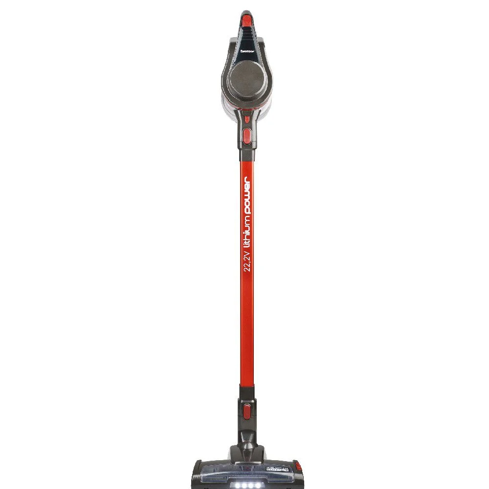 Aspirateur 2 en 1 sans fil sans sac silencieux Homday rouge