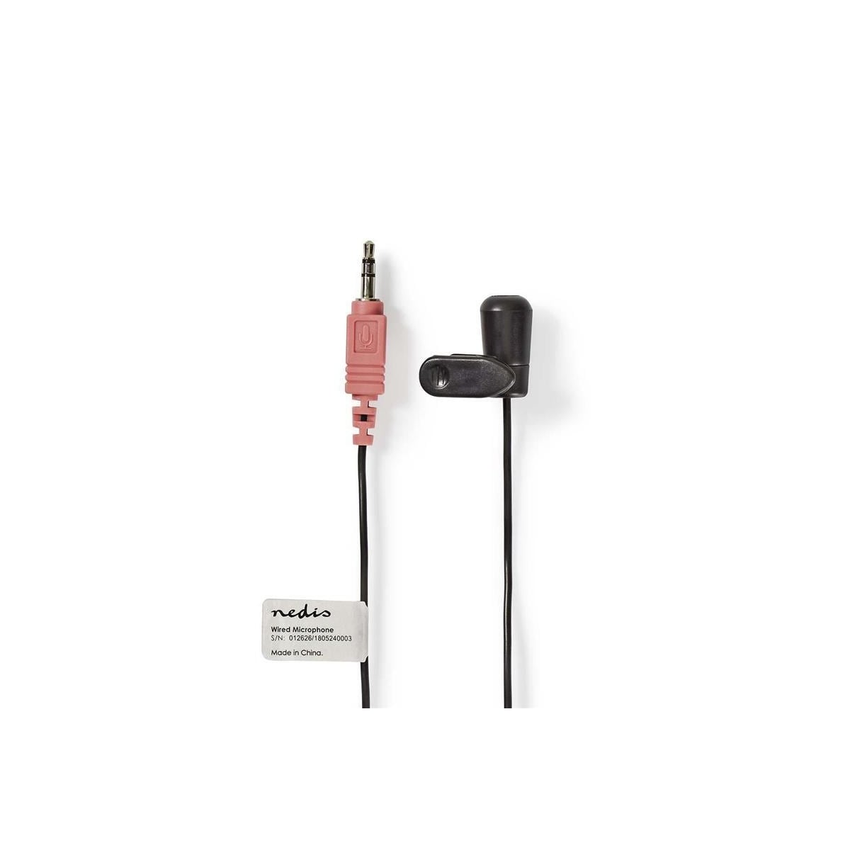 Nedis Mikrofon | Brukes til: Notisbok / Smarttelefon / Tablett | Wired | 1x 3.5 mm